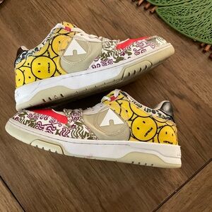 Airwalk Yellow and Red Graphic Sneakers B45